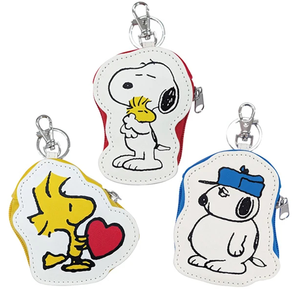 [Direct from Japan]  PEANUTS Snoopy Die-cut Coin Case Keychain Japan NEW