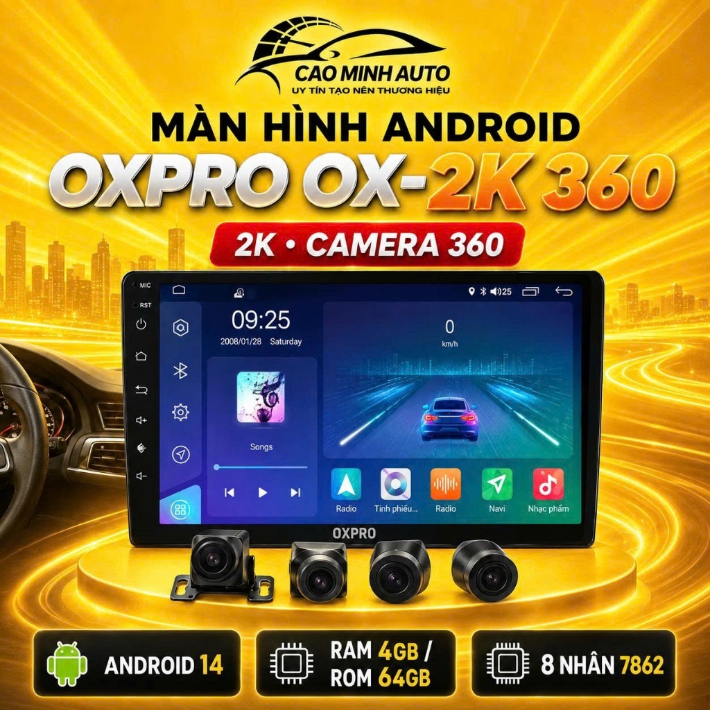 Màn Hình OXPRO OX-2K 360 New Cao Cấp Hình Ảnh Sắc Nét Chất Lượng Cao