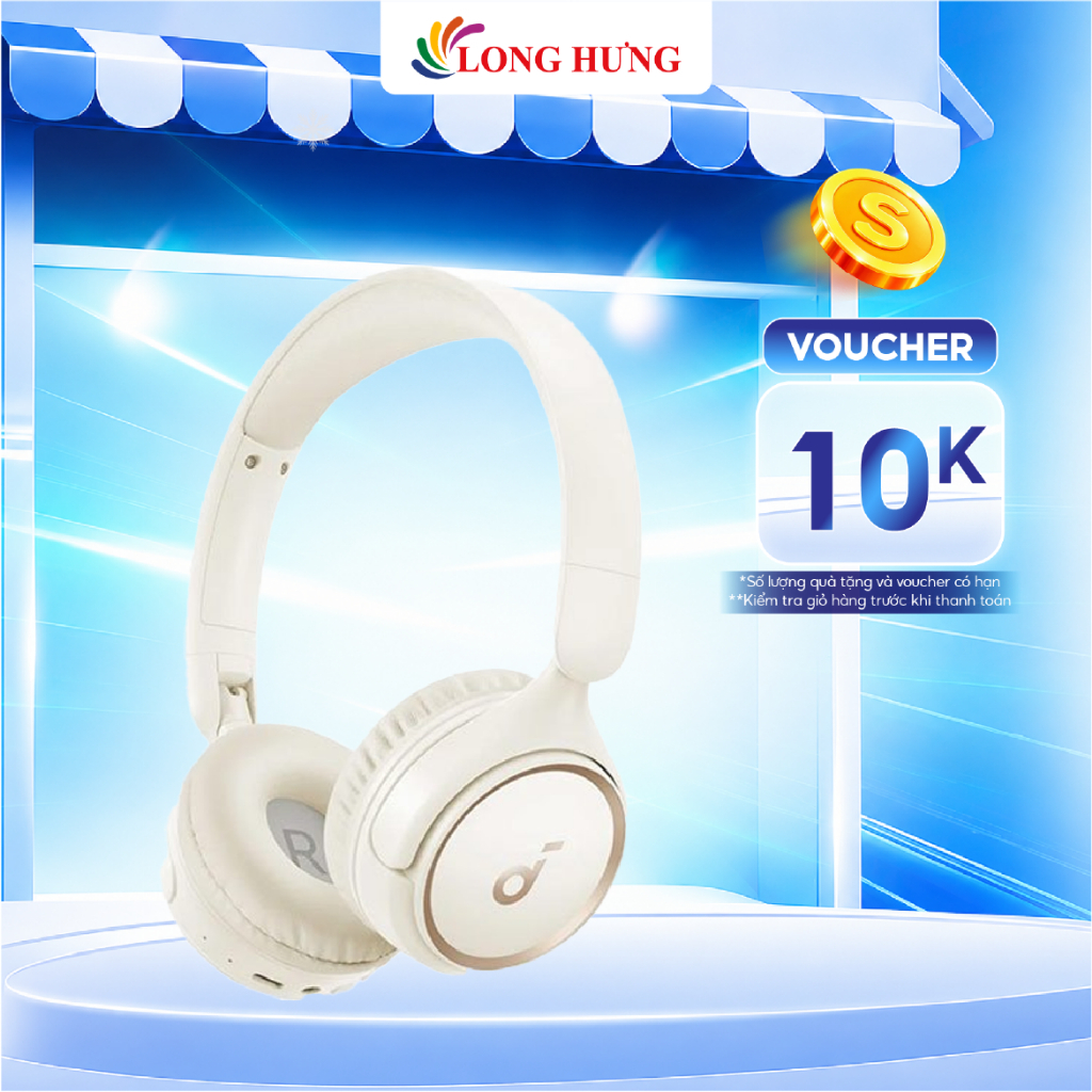Tai nghe chụp tai Bluetooth Anker Soundcore Space H30i A3012 - Hàng chính hãng