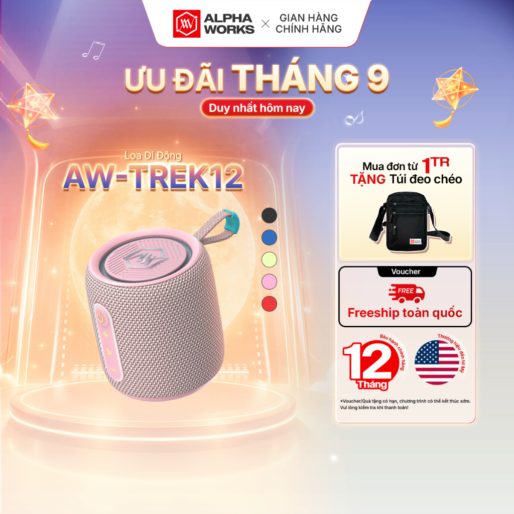 Loa Di Động Alpha Works TREK 12