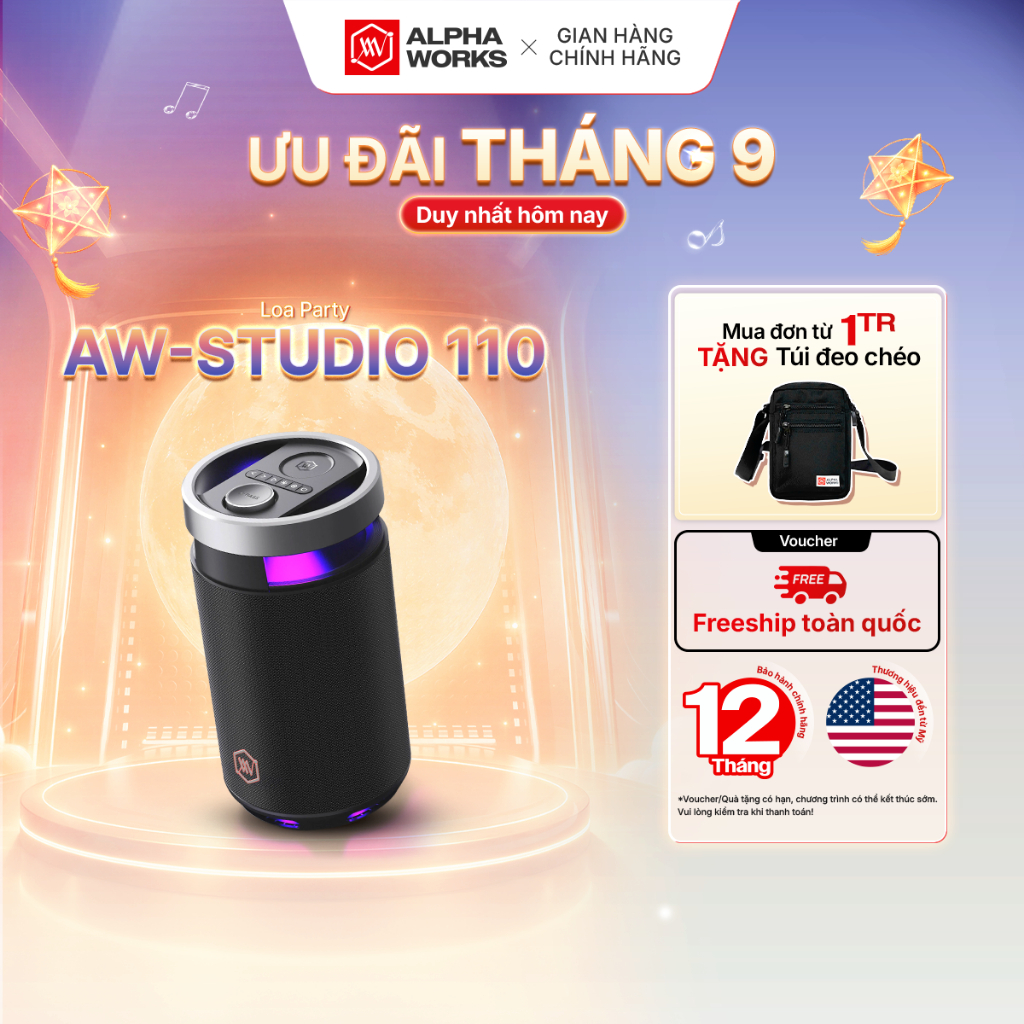 Loa Party Alpha Works STUDIO 110 - Hàng chính hãng