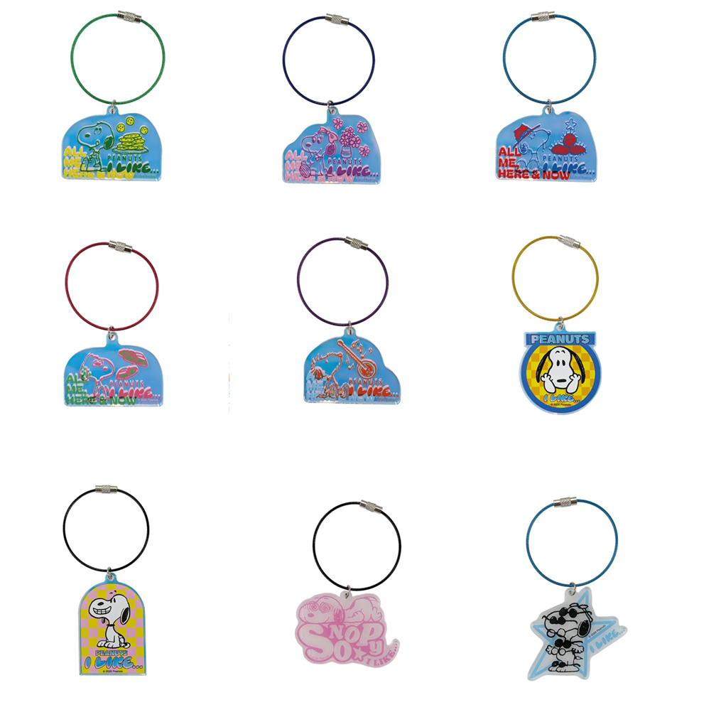 [Direct from Japan] PEANUTS Snoopy I LIKE Acrylic Keychain Series Japan NEW