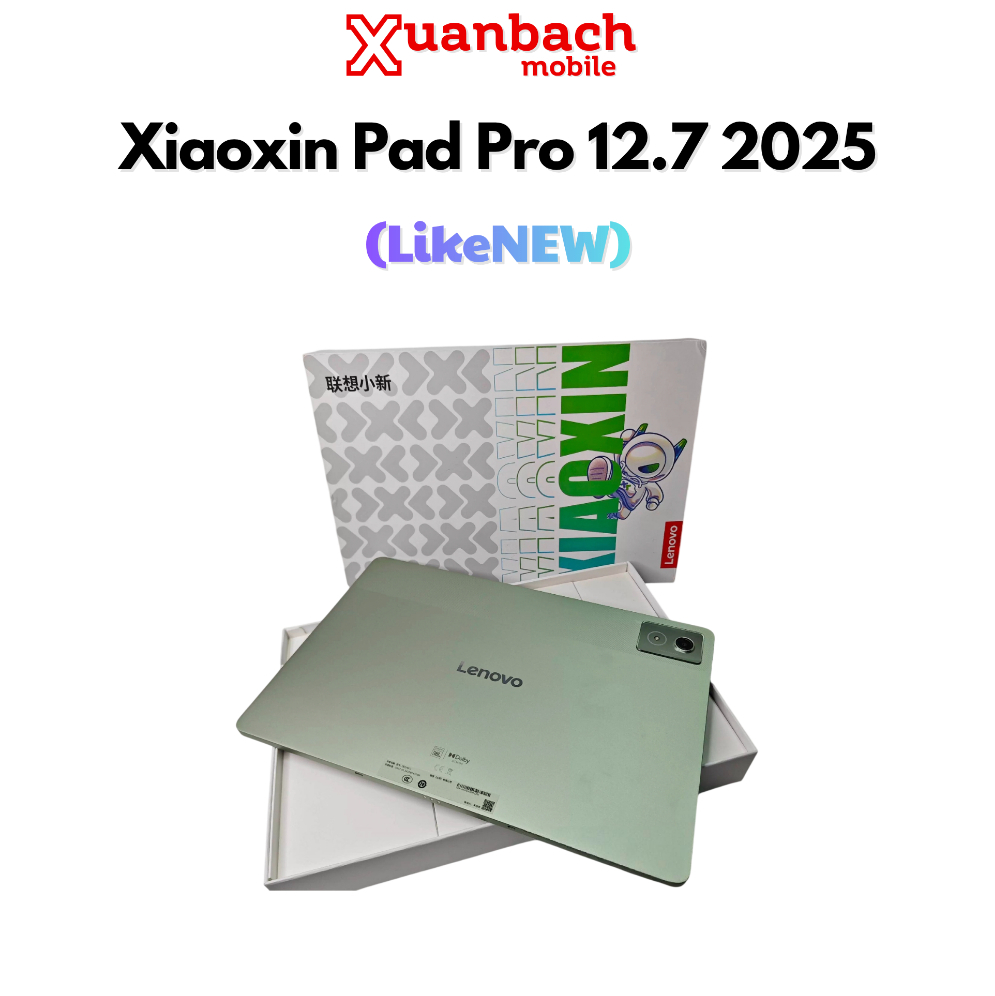 Lenovo Xiaoxin Pad Pro 12.7 2025 Fullbox likenew Dimensity 8300 pin 10000mah - Xuanbachmobile