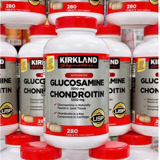 Viên Uống bổ xương khớp KIRKLAND Glucosamine 1500MG Chondroitin 1200MG