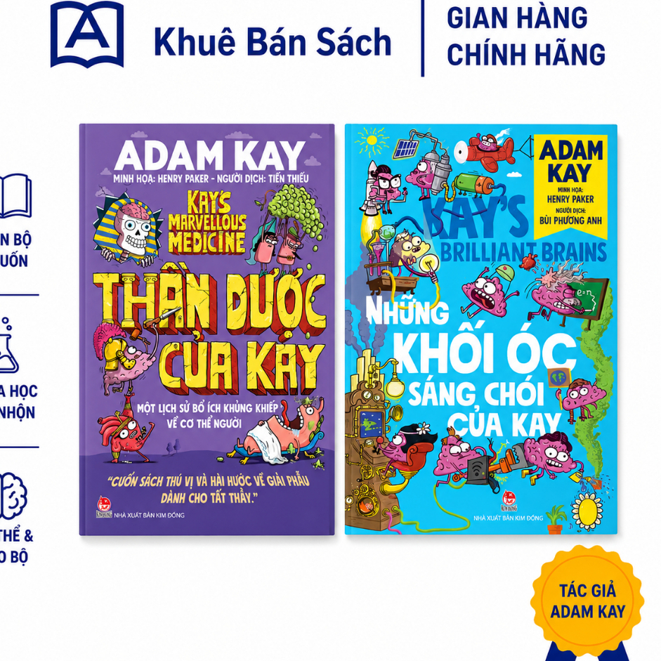 Sách - Bộ 2 Cuốn Adam Kay (NXb Kim Đồng)