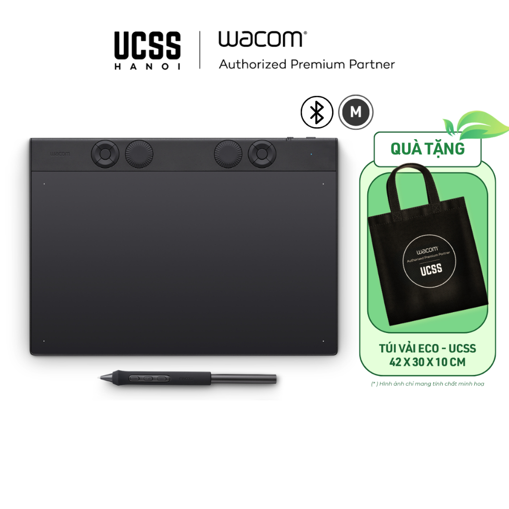 Bảng vẽ điện tử Wacom Intuos Pro Medium PTK670