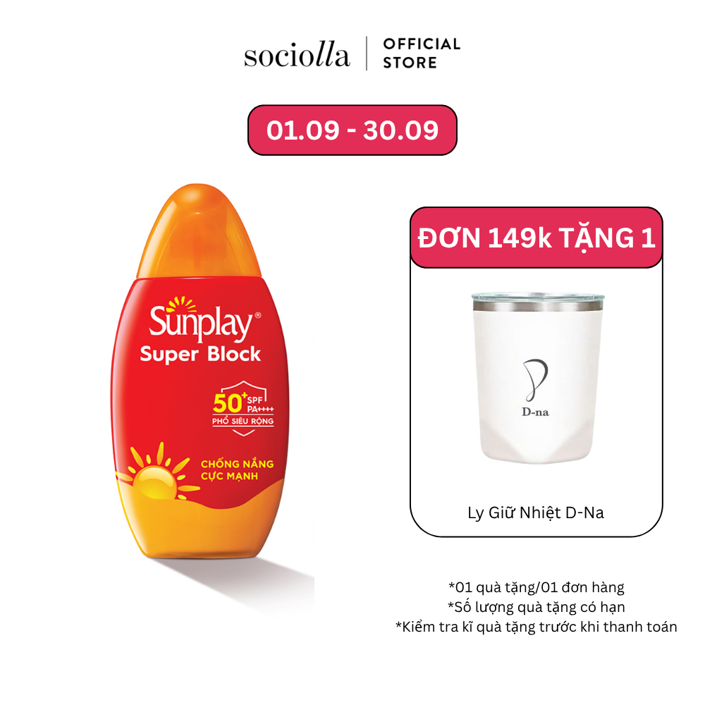 Sữa Chống Nắng Bảo Vệ Vượt Trội Sunplay Super Block SPF50 PA++++