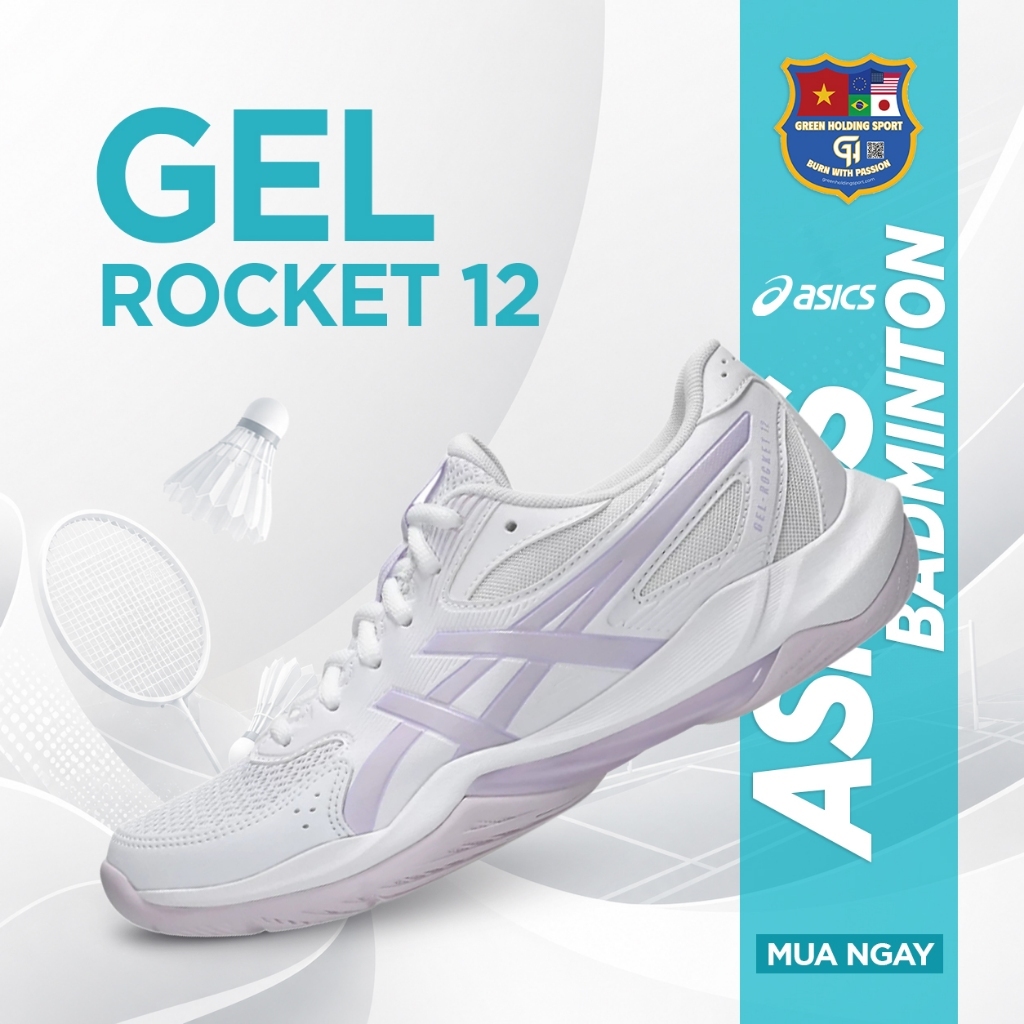 ASICS – Giày GEL-ROCKET 12 1072A119 – Giày Cầu Lông Chính Hãng