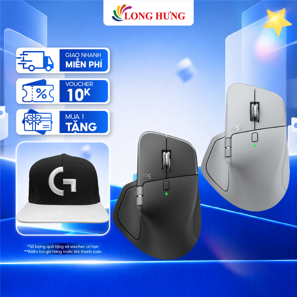 Chuột không dây Logitech MX Master 4 - Hàng chính hãng