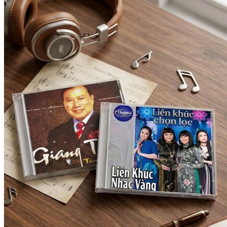 COMBO ĐĨA CD NHẠC VÀNG TUYỂN CHỌN - LIÊN KHÚC NHẠC VÀNG GIANG TỬ