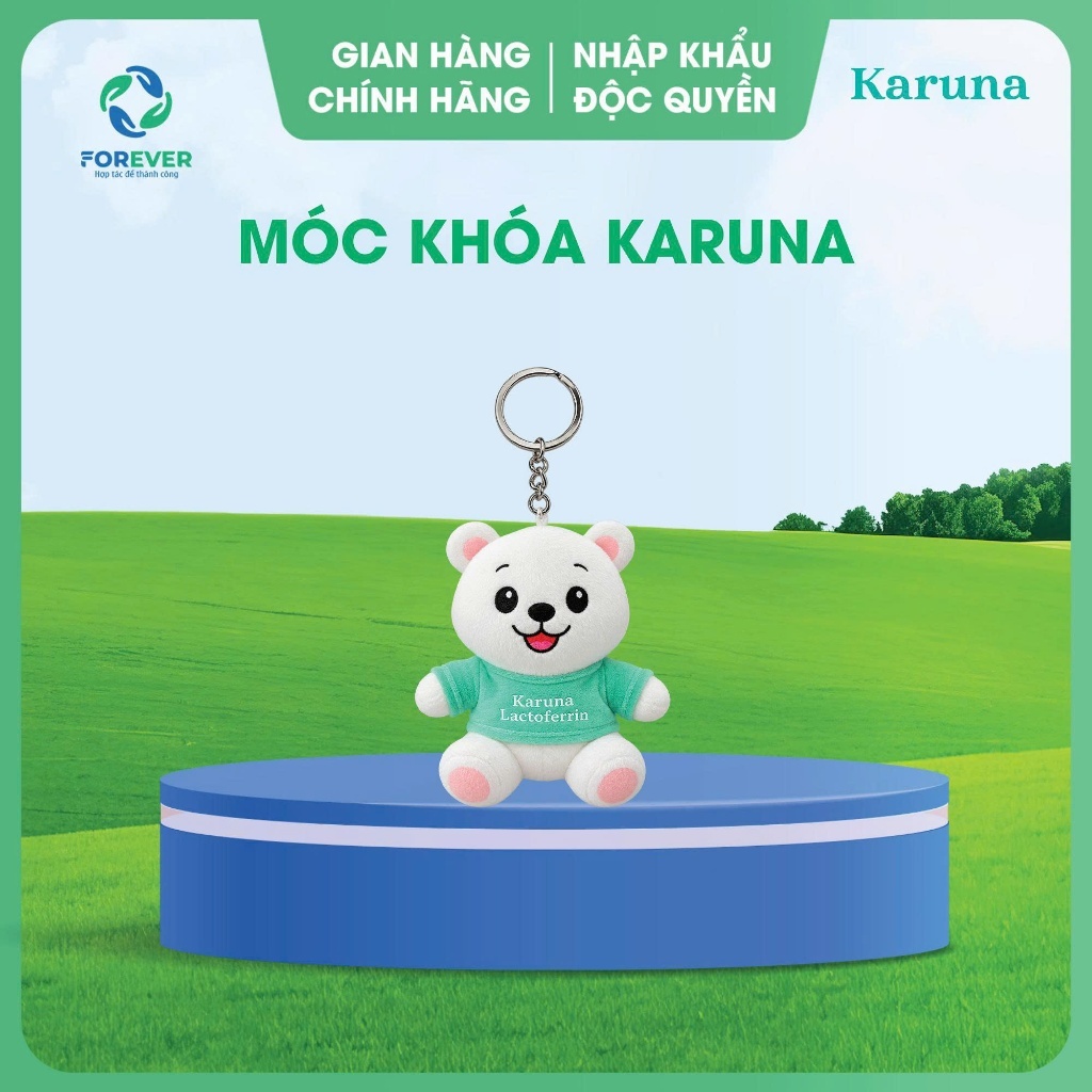 Quà tặng móc khóa gấu Karuna