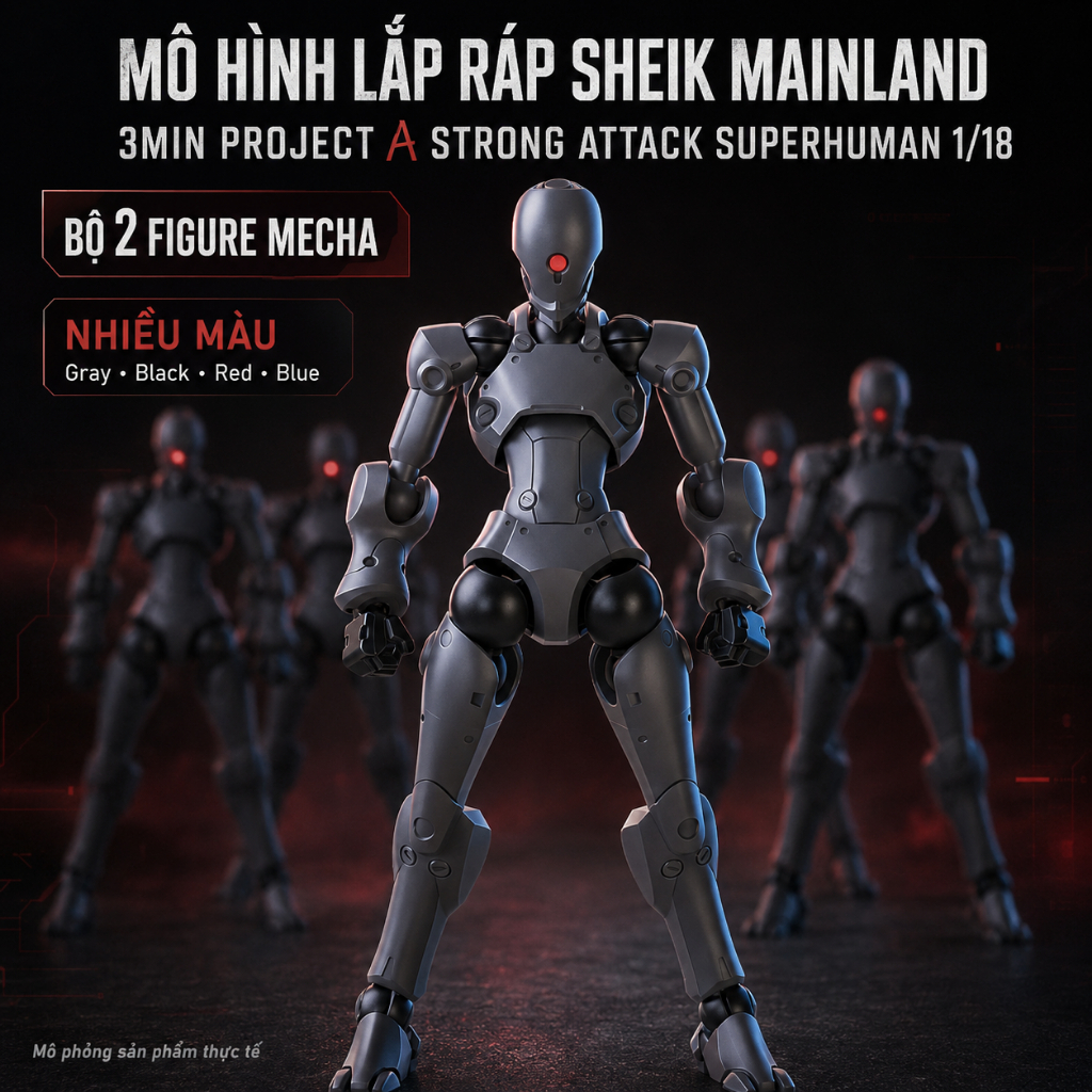 Mô Hình Lắp Ráp Sheik Mainland 3MIN PROJECT A Strong Attack Superhuman 1/18