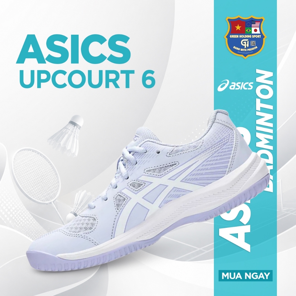 ASICS UPCOURT 6 1072A107.402 – Giày Cầu Lông Nam – Giày Thể Thao Chính Hãng