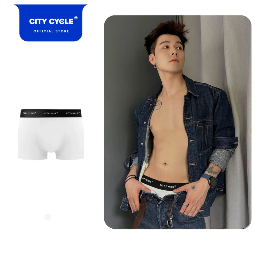 Quần sịp nam Boxer Rocket Local Brand chất cotton kháng khuẩn City Cycle