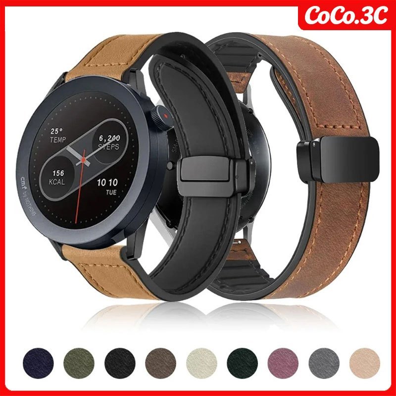 Dây Da Silicon Cho CMF Watch Pro 3/2 Vòng Tay Dây Đeo Tay Cho CMF Watch Pro 2 CMF by Nothing Watch P