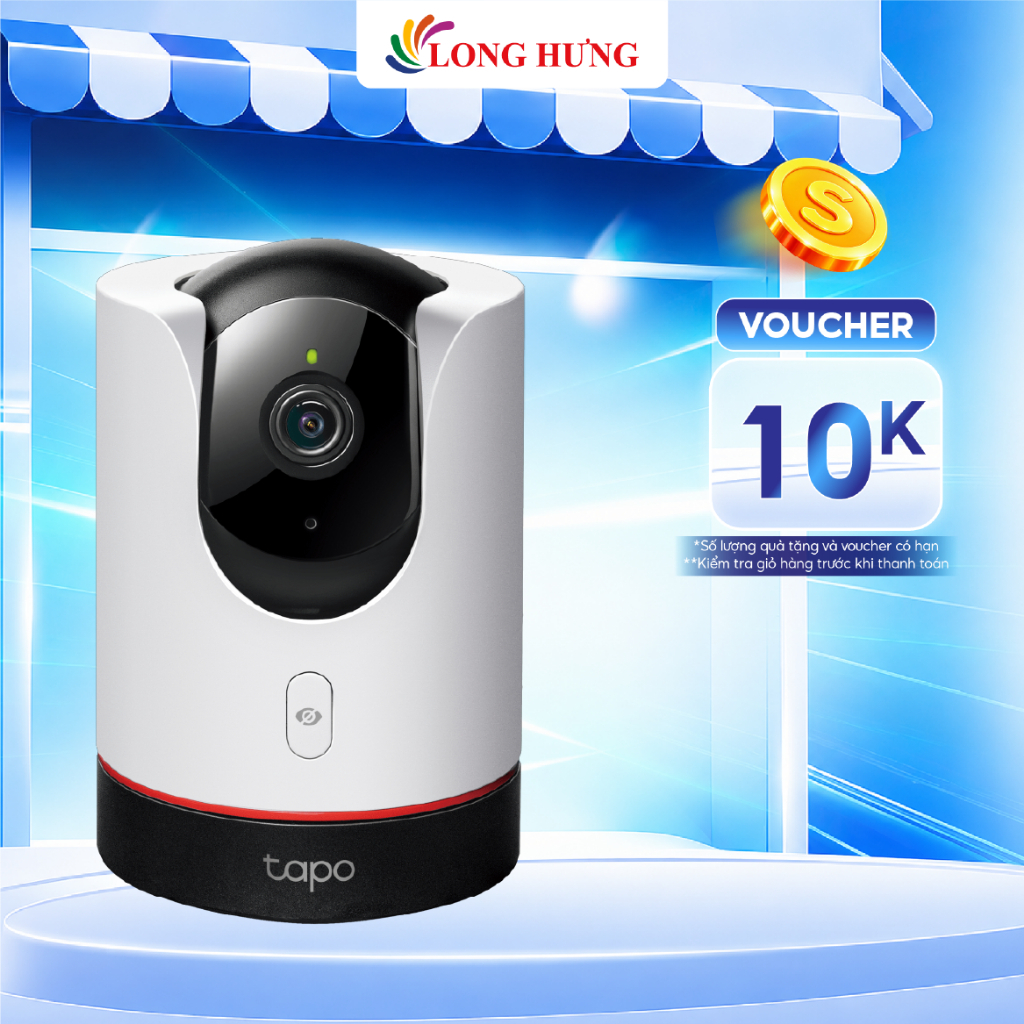 Camera trong nhà TP-Link Tapo AI Pan/Tilt Home Security Wifi 4MP 2K C225 - Hàng chính hãng