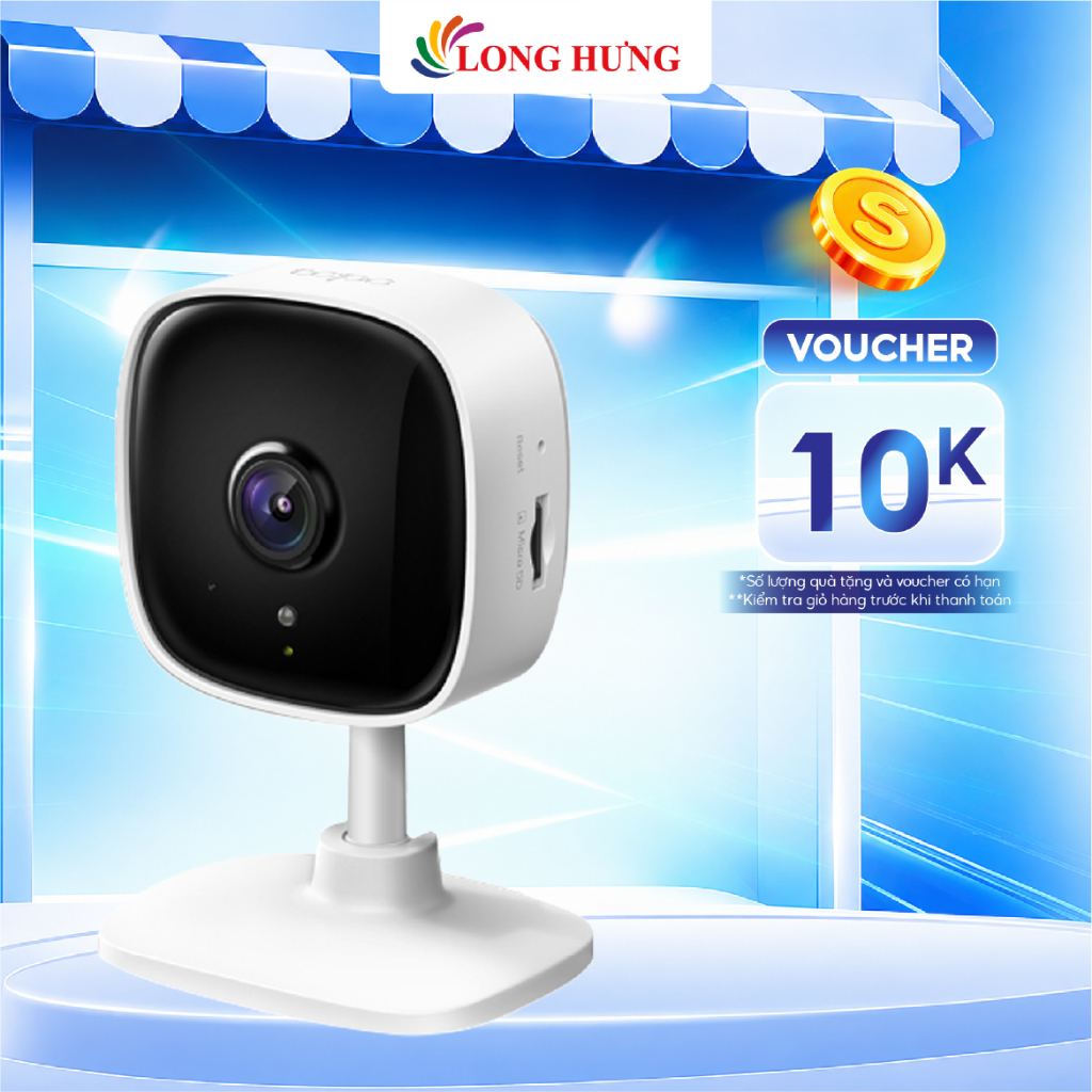 Camera trong nhà TP-Link Tapo Pan/Tilt Home Security Wifi 3MP 2K C110 - Hàng chính hãng