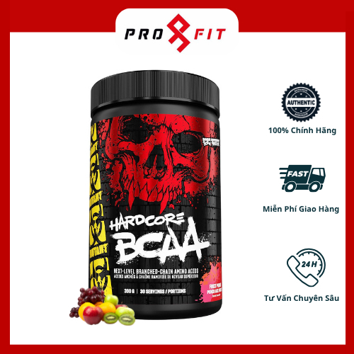 Mutant Bcaa Hardcore 30 lần dùng Hỗ trợ tập luyện thể thao