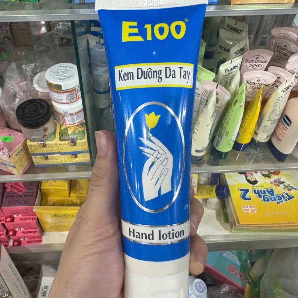 Kem Dưỡng Da Tay E100 80g - Giúp Da Tay Mềm Mịn, Dưỡng Ẩm - Chính Hãng