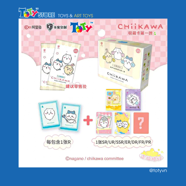 [CHÍNH HÃNG] Card bo góc - Chiikawa - The First Collection Series 1 V5 - Kabao - BI01