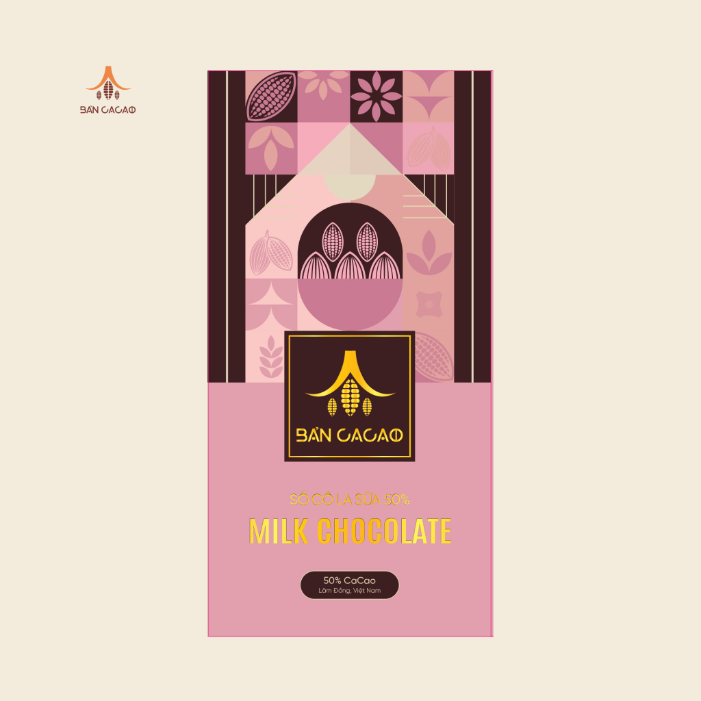 Bản Cacao Socola sữa (Thanh 80g)
