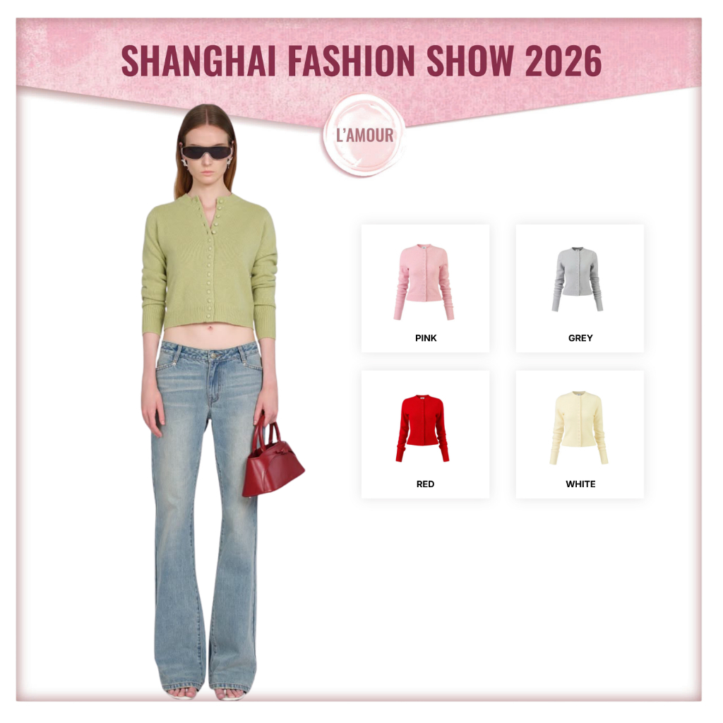 [MỞ BÁN] LSOUL - Áo Khoác Len Cúc Bọc Dáng Croptop Tay Dài Dịu Dàng Nữ Tính Medy Cardigan  A26042903