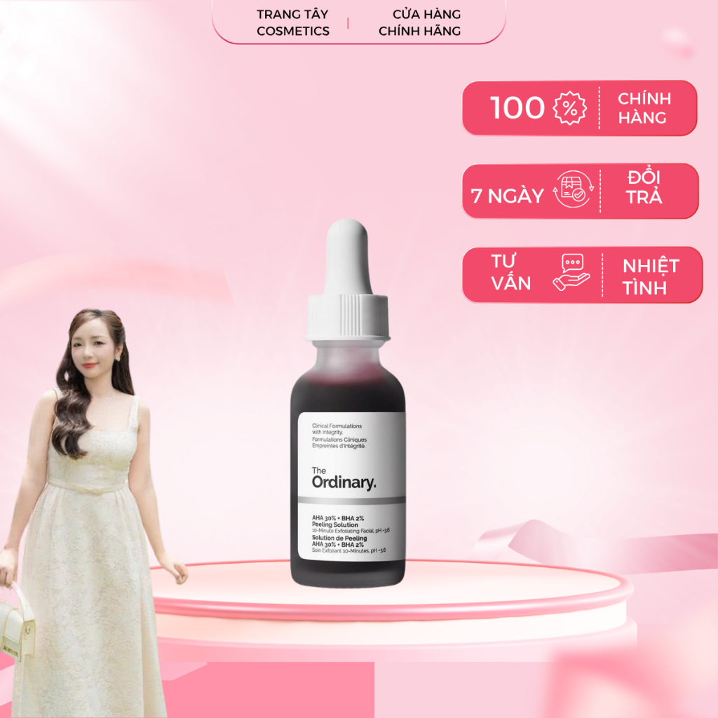 [Chính hãng 100%] Serum The Ordinary – AHA 30% + BHA 2% Peeling Solution