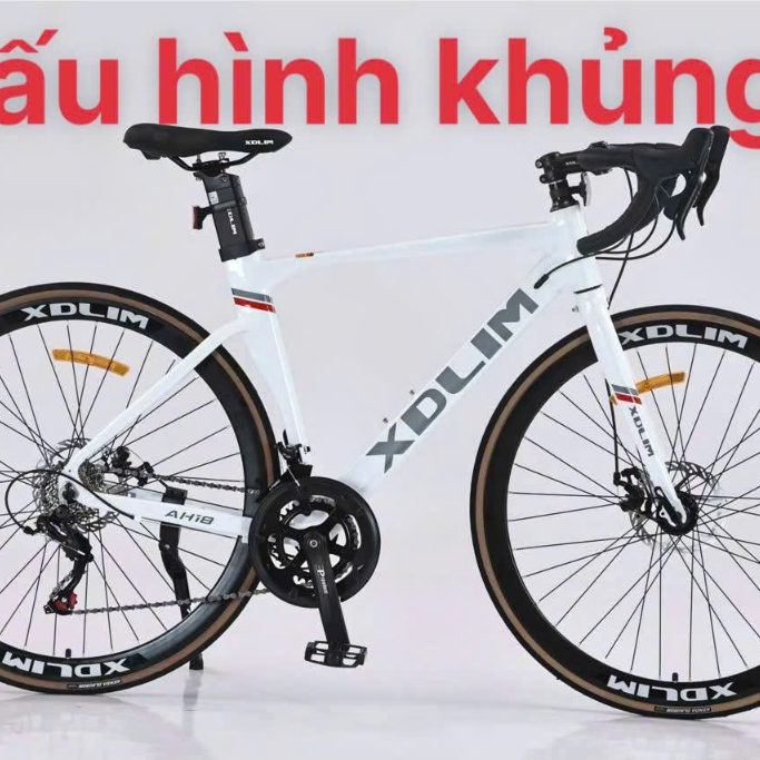 XE ĐẠP TAY CONG KHUNG NHÔM 18 SPEED- XE ĐẠP LOAD XDLIM  AH18