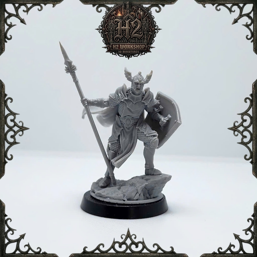 [Mô hình in 3D] Mô hình DnD lớp nhân vật cận chiến - Paladin 003