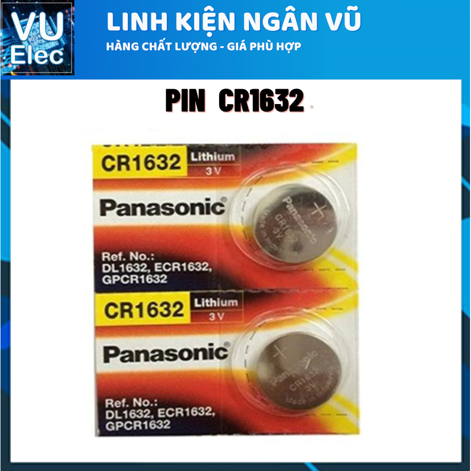 1 Viên Pin Panasonic CR1632 Pin 3V
