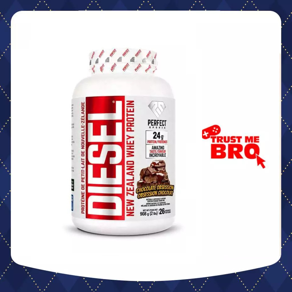 Diesel Whey Protein (Whey Concentrate) 2Lb - 26 lần dùng - Hỗ Trợ Phục Hồi & Phát Triển Cơ