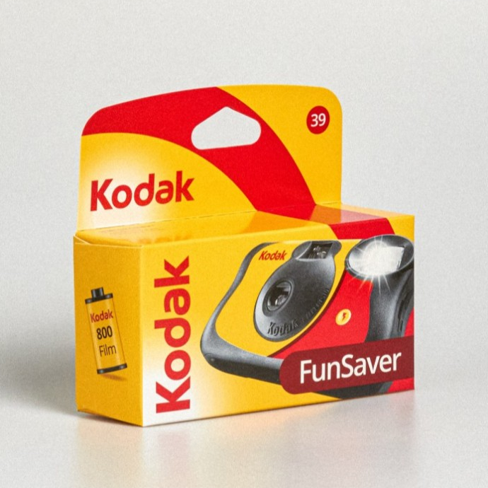 Máy ảnh phim dùng một lần Kodak Funsaver 39 tấm - Funsaver, 39Pcs