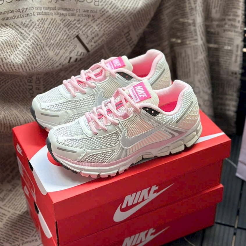 [Chính Hãng] Giày Thể Thao_Vomero5_'Pink White' Trắng Hồng Cực Đẹp Dành Cho Nữ