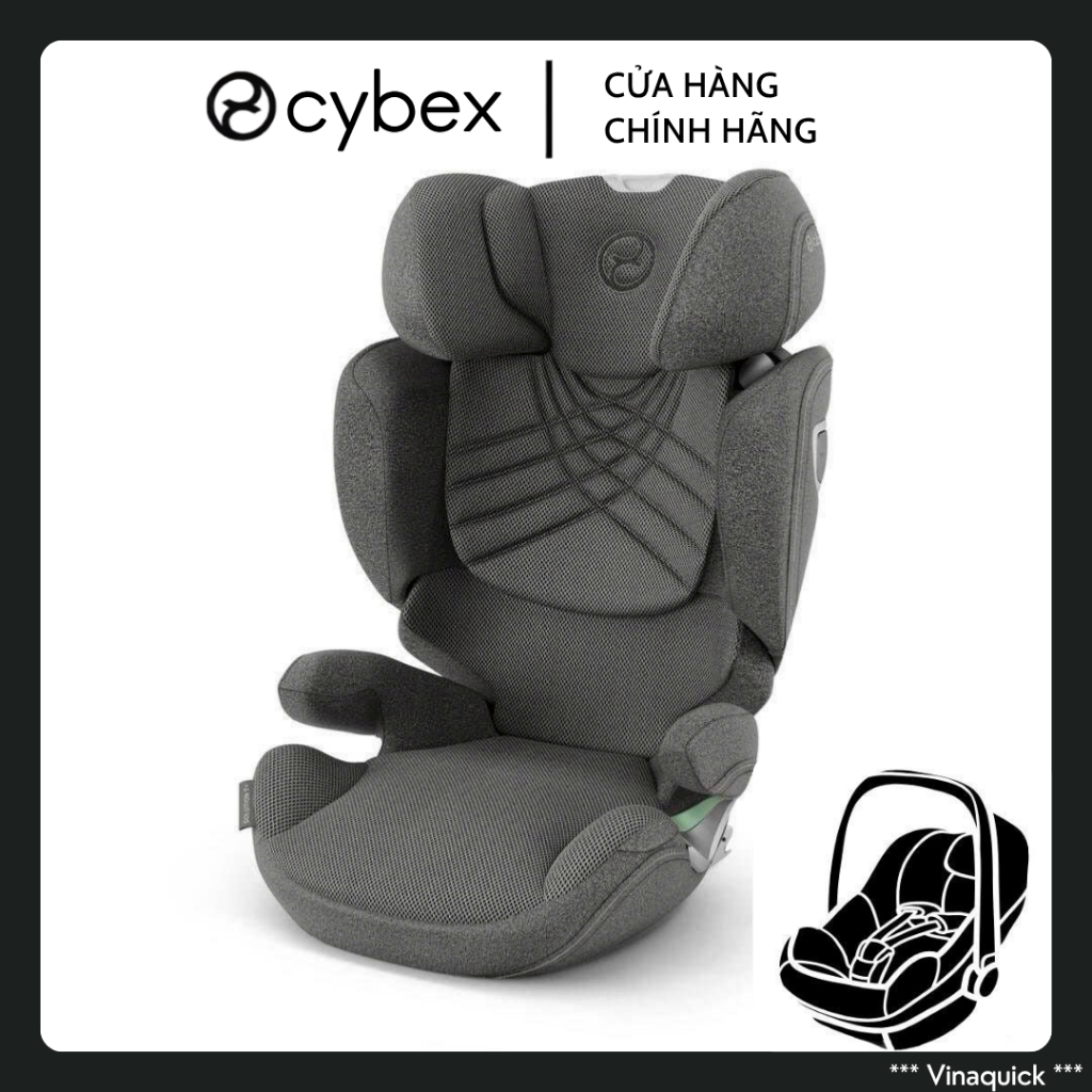 GHẾ NGỒI Ô TÔ BOOSTER SEAT CYBEX SOLUTION T i-FIX PLUS - MIRAGE GREY