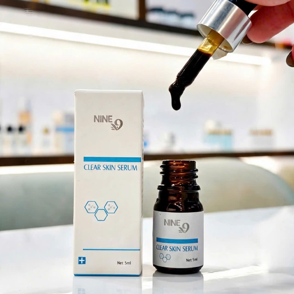 Tinh Chất Cải Thiện Da mụn NINE9 Clear Skin Serum 5ml Chính Hãng