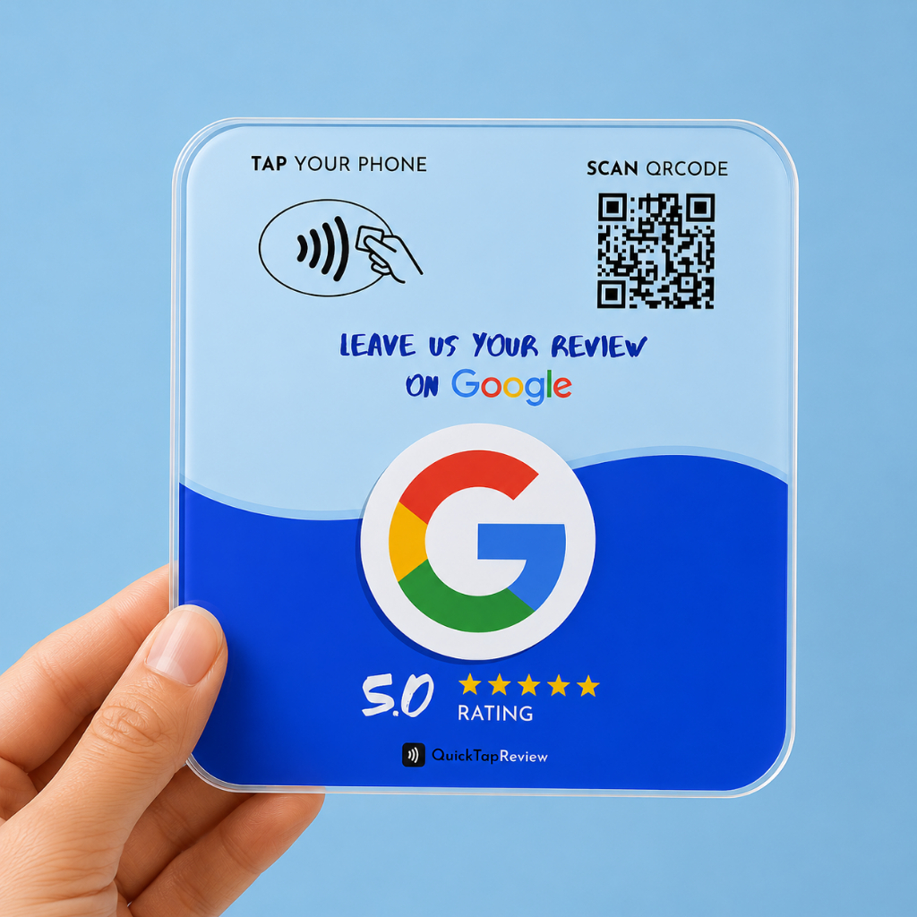 Bảng Google Map Review Baby Blue