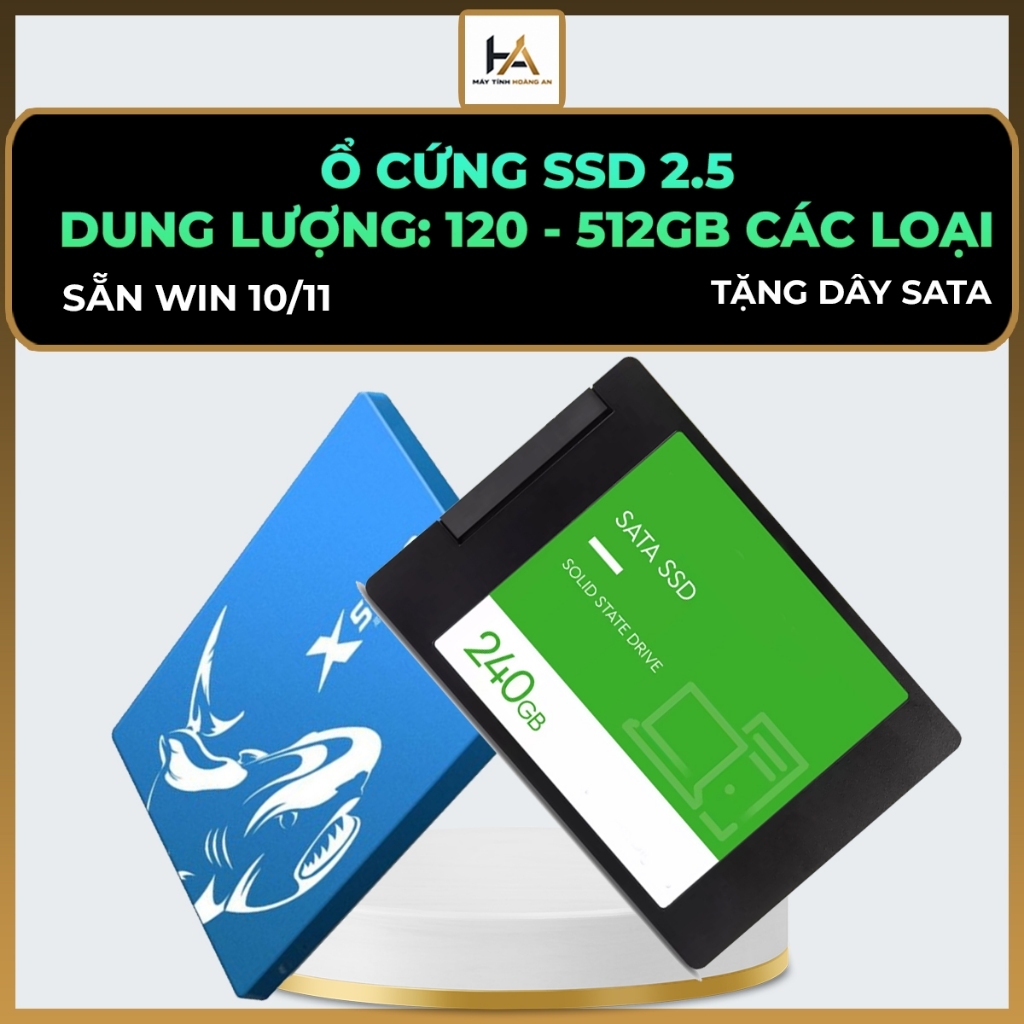 (CŨ) Ổ CỨNG SSD SẴN VVIN 120-256GB SỨC KHỎE CAO