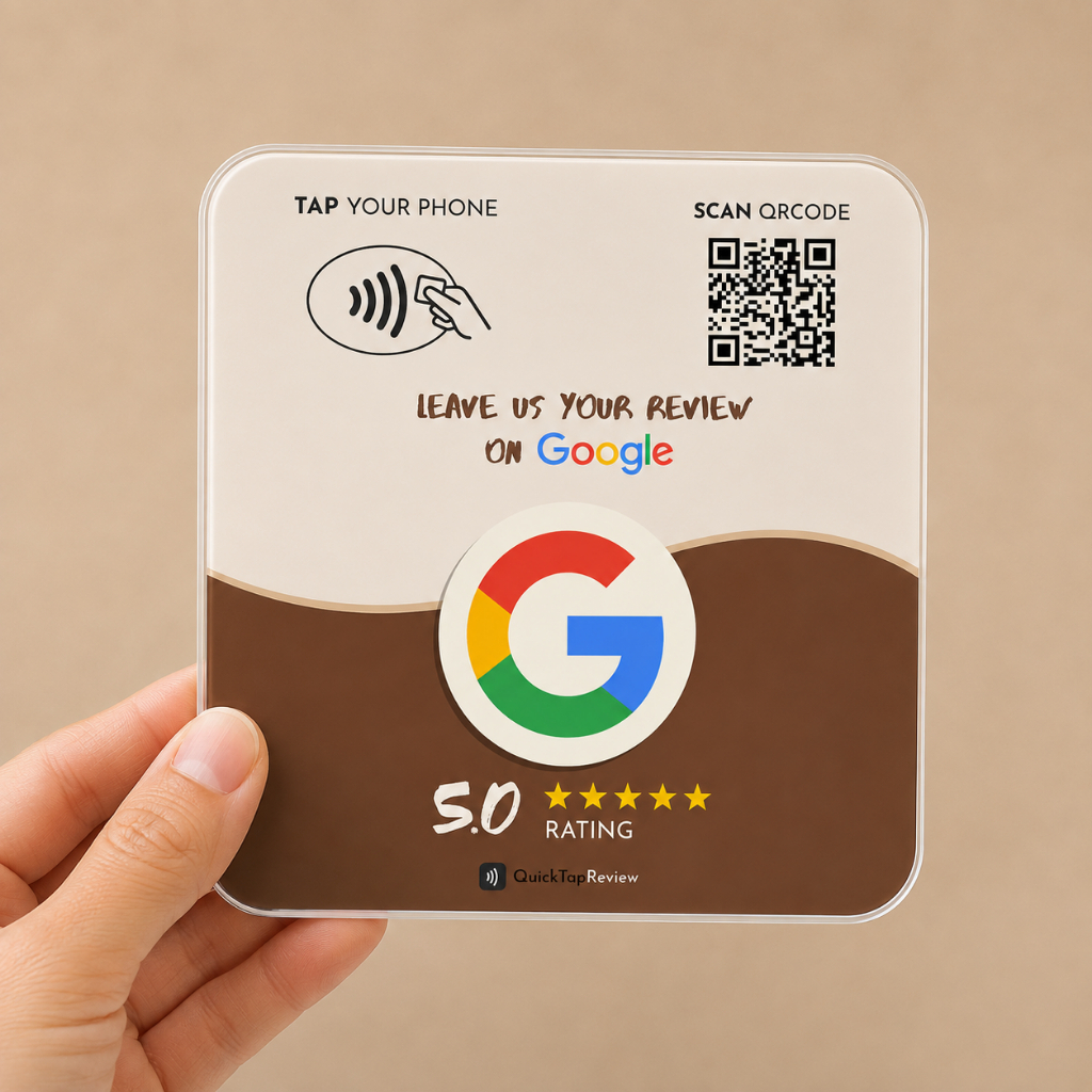Bảng Google Map Review Nâu Moca