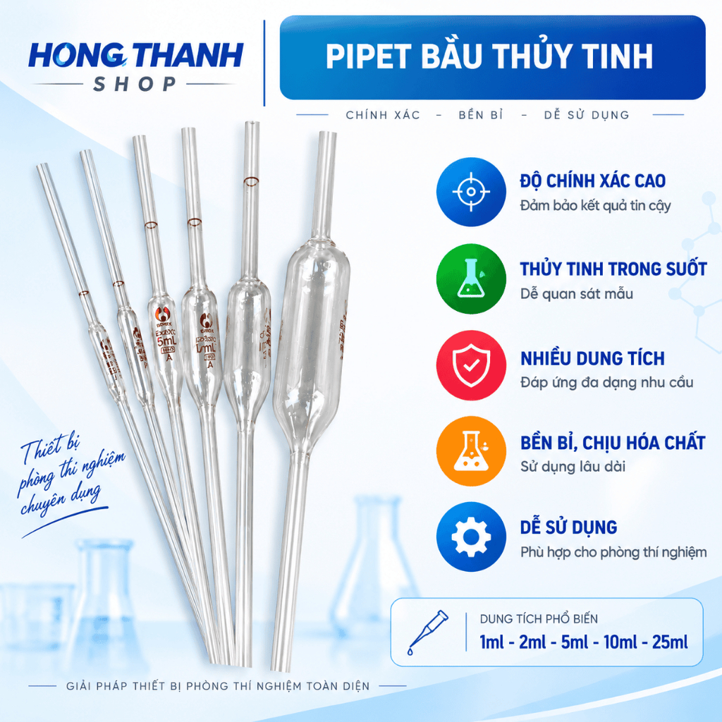 PIPET BẦU THỦY TINH