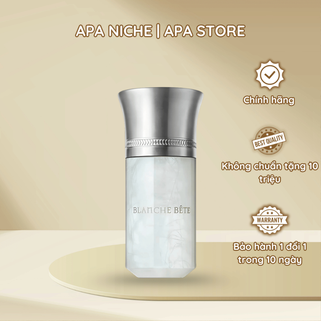 Nước hoa Les Liquides Imaginaires Blanche Bête | Nước hoa unisex Fullsize | Apa Niche