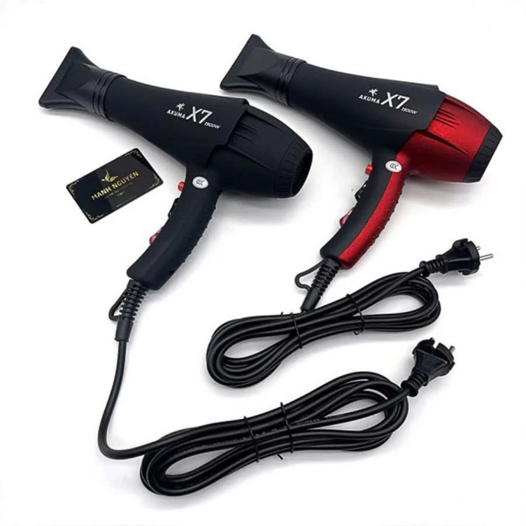 Máy Sấy Tóc 2 Chiều Nóng Lạnh Chuẩn Salon Chính Hãng Chuyên Nghiệp Dành Cho Thợ Tóc AKUMA X7