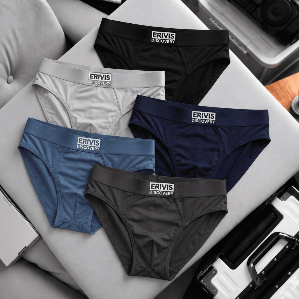 Quần Lót Nam [COMBO 5] Boxer Thun Lạnh Thể Thao - Co Giãn 4 Chiều, Thoáng Khí, Thấm Hút Mồ Hôi ERIVI