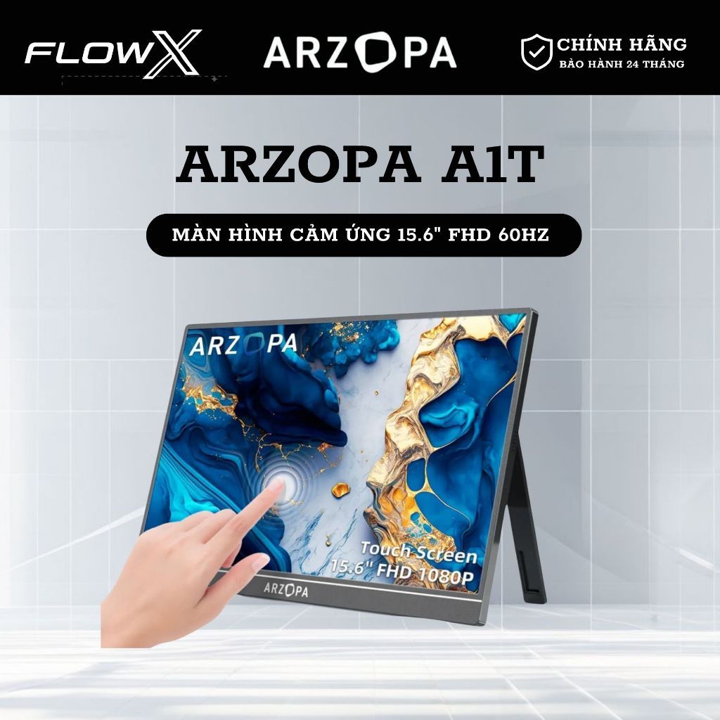 Màn Hình Di Động Cảm Ứng ARZOPA A1T 15.6 Inch Full HD 60Hz IPS USB-C Mini HDMI