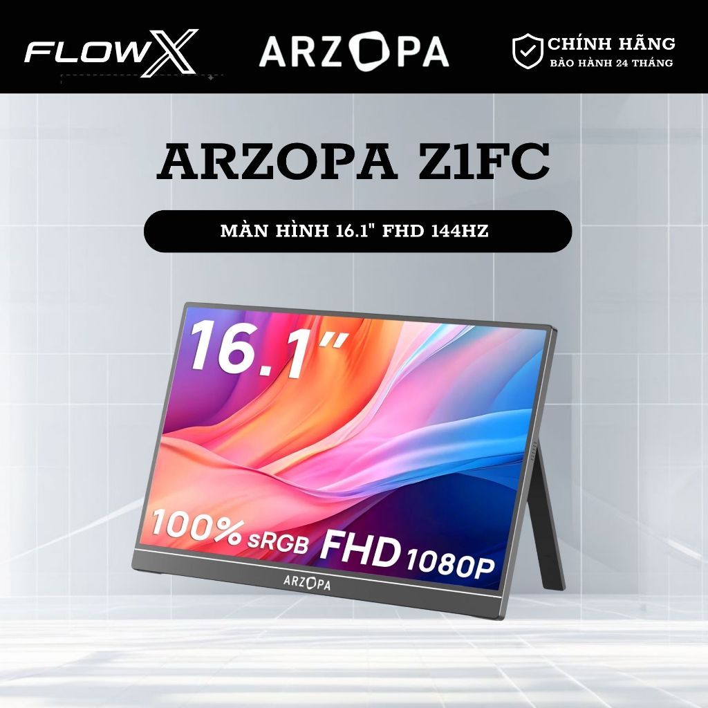 Màn Hình Di Động ARZOPA Z1FC 16.1 Inch FHD 144Hz 100% sRGB HDR USB-C HDMI