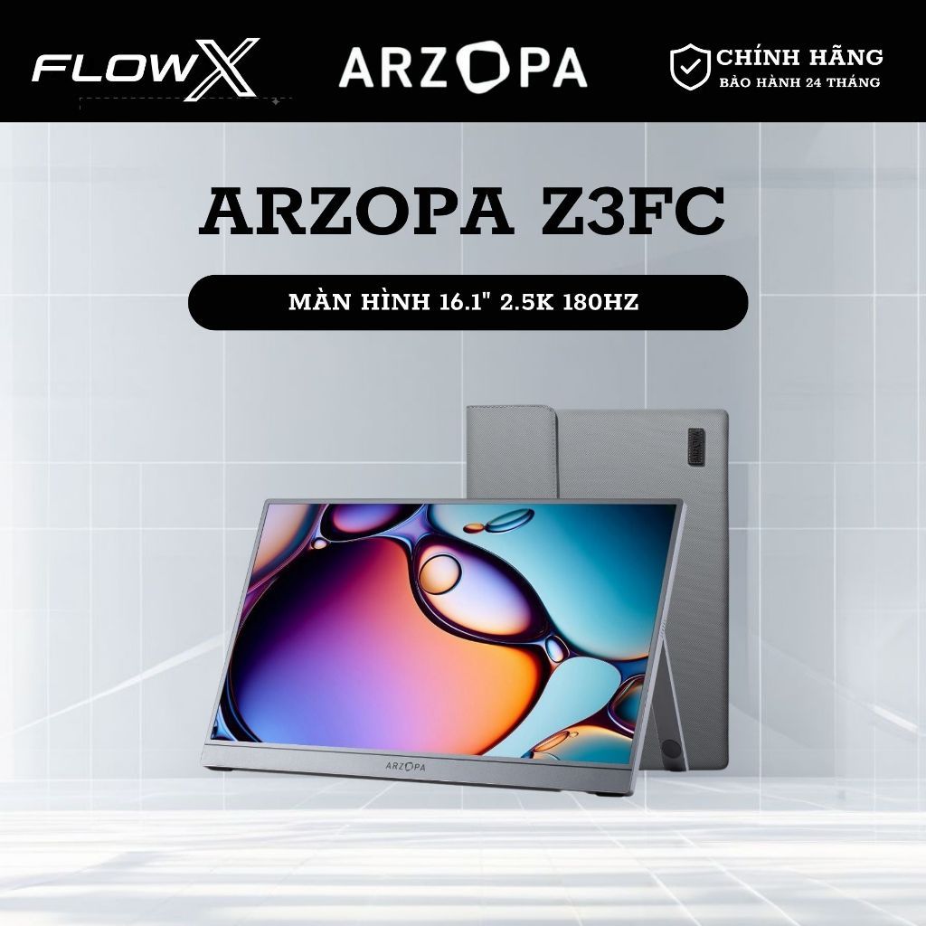 Màn Hình Di Động ARZOPA Z3FC 16.1 Inch QHD 2.5K 180Hz IPS USB-C HDMI