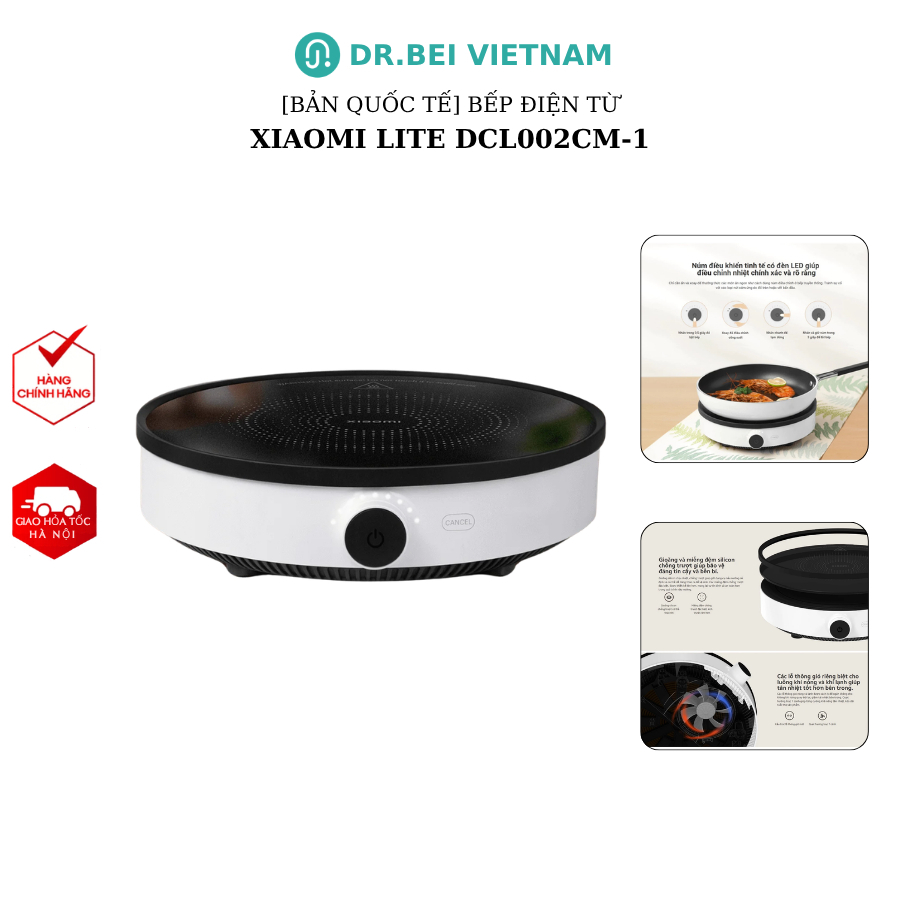Bếp điện từ Xiaomi Mijia DCL002CM Youth Lite, Lumias LK24-220, miLife N2 9 mức