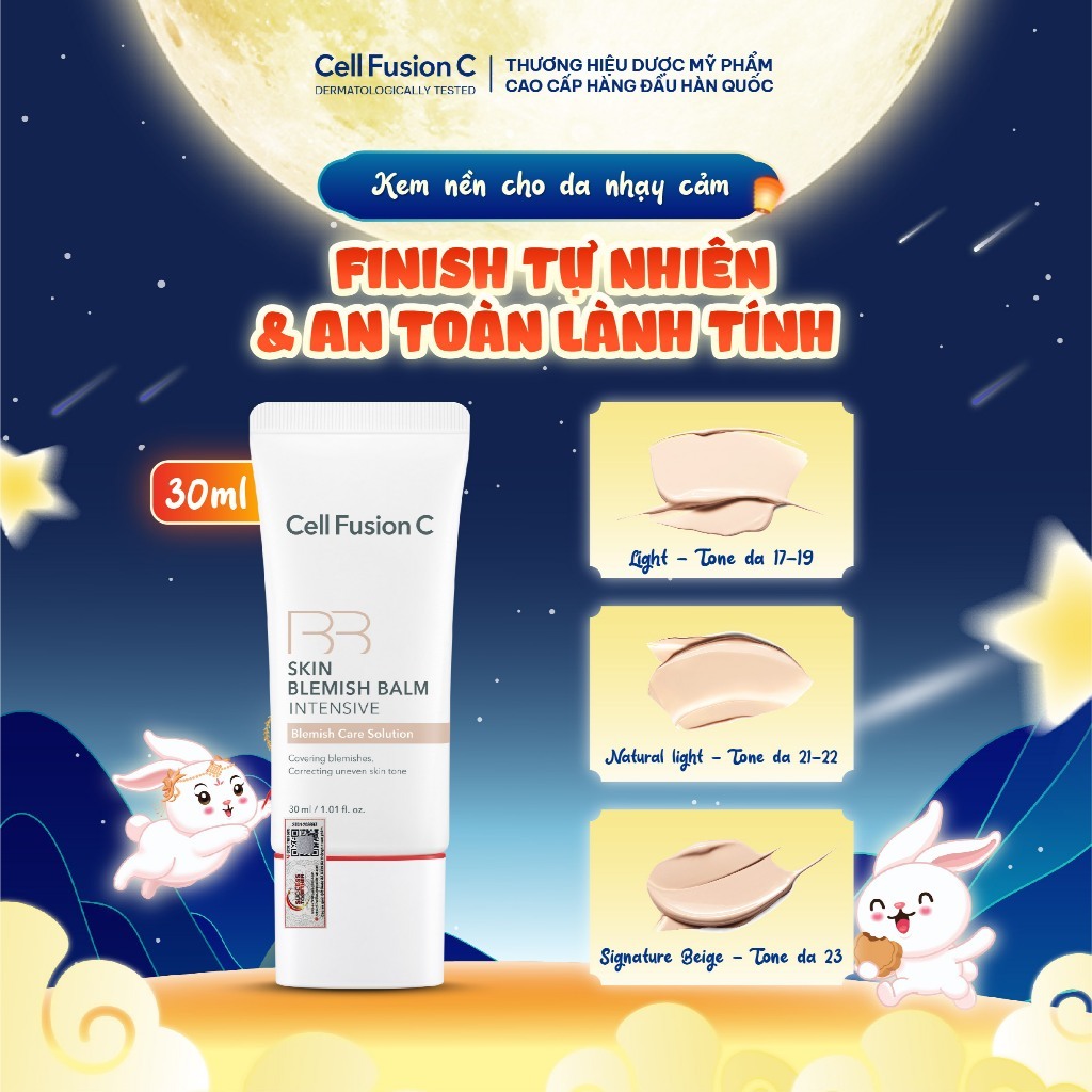 [ BB CREAM ] Kem Nền Che Phủ Cao Cho Da Nhạy Cảm Cell Fusion C Skin Blemish Balm Intensive 30ml