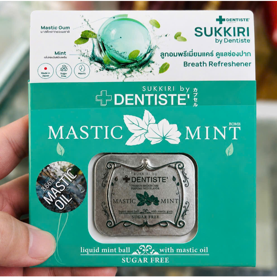 Kẹo bạc hà Tháii Sukkiri Dentiste Mastic Mint /Hộp 20Viên