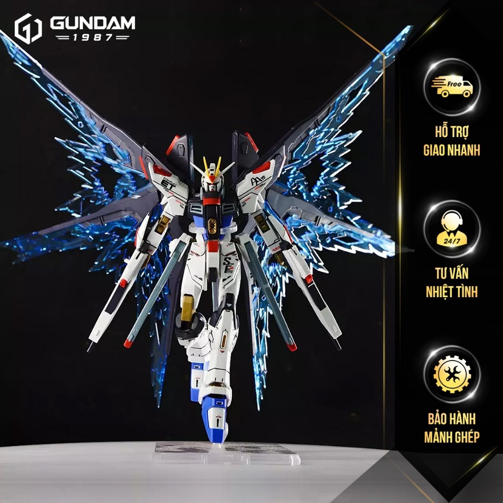 Mô hình lắp ráp Strike Freedom Wing CE 201 - Kèm đế + decal nước + Effect cánh