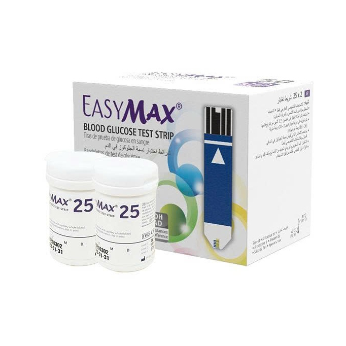 Hộp 50 que thử đường huyết máy Easymax TAG và Easymax MU